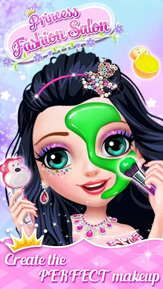 Princess Makeup Salon — Взломанная версия (Безлимитные монеты и открыты все наряды) — скриншот 5