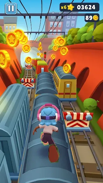 Скачать Subway Surfers с модом — Безлимитные монеты и ключи — скриншот 3