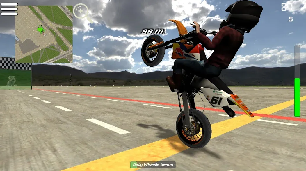 Wheelie King 5 Mod APK Безлимитные деньги и топливо — Скачать на Андроид — скриншот 1