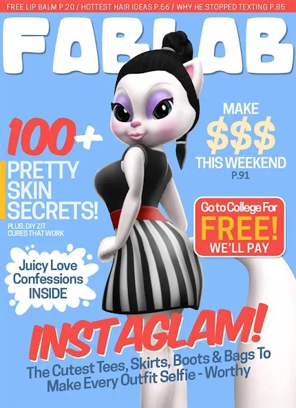 Talking Cat Kimmy Superstar MOD — Безлимитные монеты и все наряды на Андроид — скриншот 5