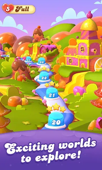 Candy Crush Friends Saga на Андроид — Безлимитные жизни и бустеры — скриншот 4