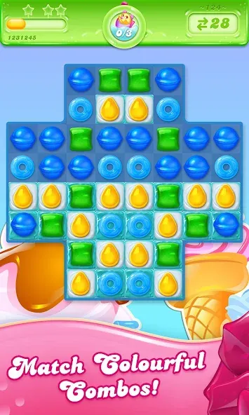 Candy Crush Jelly Saga на Андроид — Безлимитные бустеры и жизни — скриншот 2