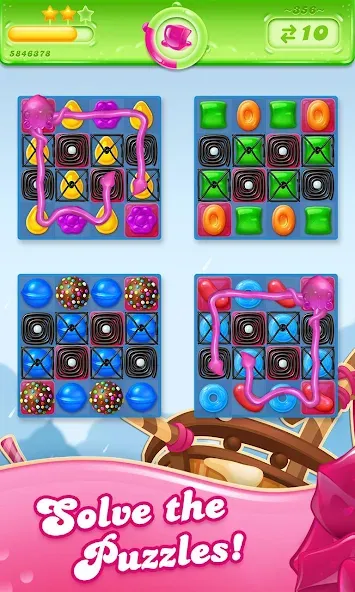 Candy Crush Jelly Saga на Андроид — Безлимитные бустеры и жизни — скриншот 4