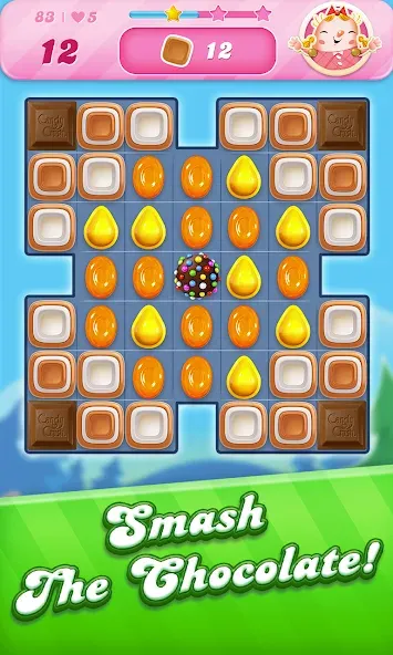 Взломанная Candy Crush Saga на Андроид — Бесконечные жизни и бустеры — скриншот 4 Взломанная Candy Crush Saga на Андроид — Бесконечные жизни и бустеры — скриншот 4