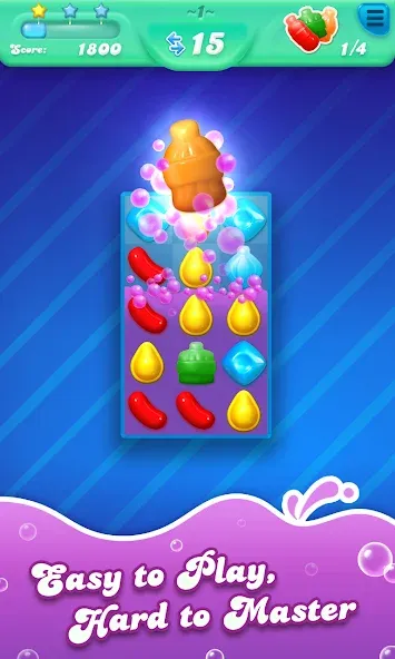 Скачать Candy Crush Soda Saga на Android — Безлимитные жизни и бустеры — скриншот 1