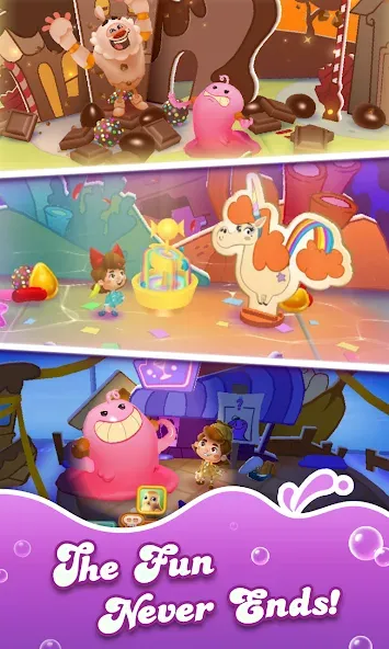 Скачать Candy Crush Soda Saga на Android — Безлимитные жизни и бустеры — скриншот 5