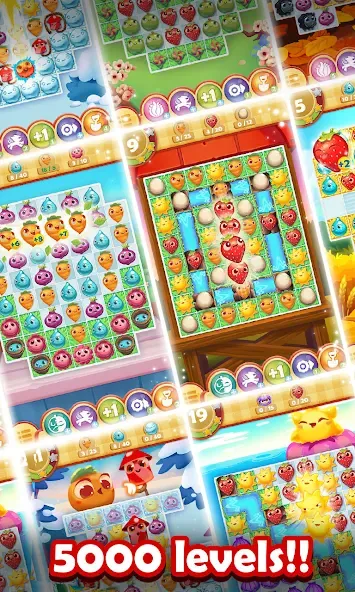 Взломанная Farm Heroes Saga на Андроид — Безлимитные жизни и бустеры — скриншот 5