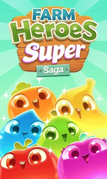 Farm Heroes Super Saga (Мод Безлимитные жизни и усилители) — скриншот 5 Farm Heroes Super Saga (Мод Безлимитные жизни и усилители) — скриншот 5