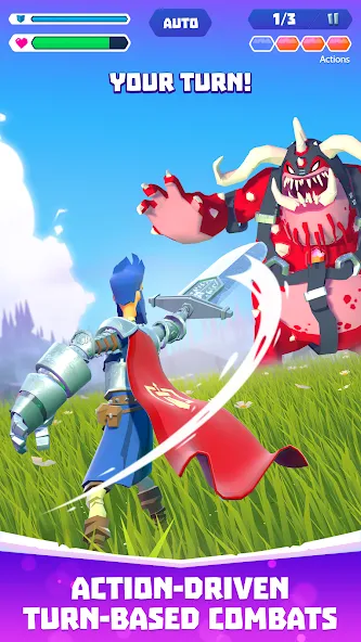 Скачать Knighthood - RPG Knights с модом — Безлимитные ресурсы и усиленные рыцари — скриншот 1