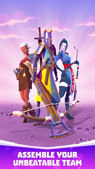 Скачать Knighthood - RPG Knights с модом — Безлимитные ресурсы и усиленные рыцари — скриншот 2
