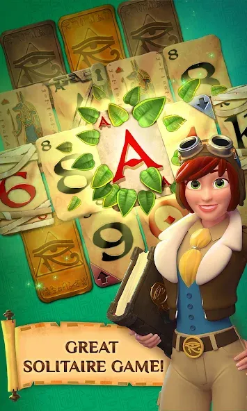 Скачать Pyramid Solitaire Saga на телефон — Безлимитные подсказки и жизни — скриншот 1