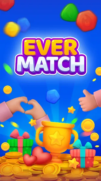 Скачать взлом EverMatch 3 Game на Андроид — Безлимитные ходы и бонусы — скриншот 1