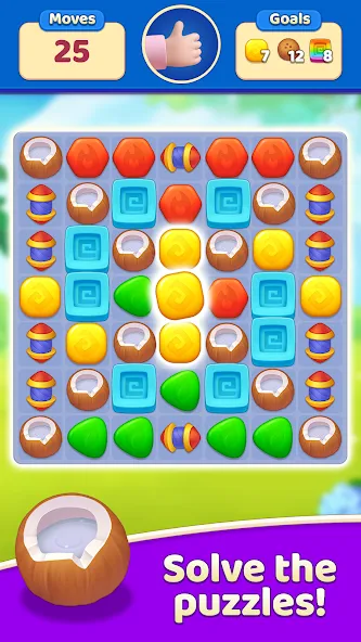 Скачать взлом EverMatch 3 Game на Андроид — Безлимитные ходы и бонусы — скриншот 4