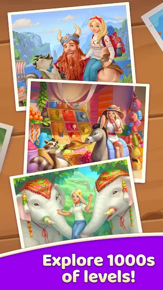 Скачать взлом EverMatch 3 Game на Андроид — Безлимитные ходы и бонусы — скриншот 5