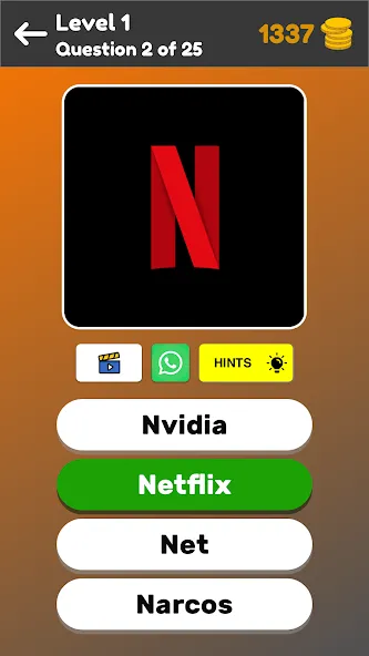 Скачать взломанную Logo Game: Multiple Choice — Открыты все логотипы и подсказки — скриншот 2