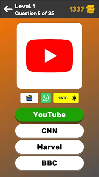 Скачать взломанную Logo Game: Multiple Choice — Открыты все логотипы и подсказки — скриншот 5
