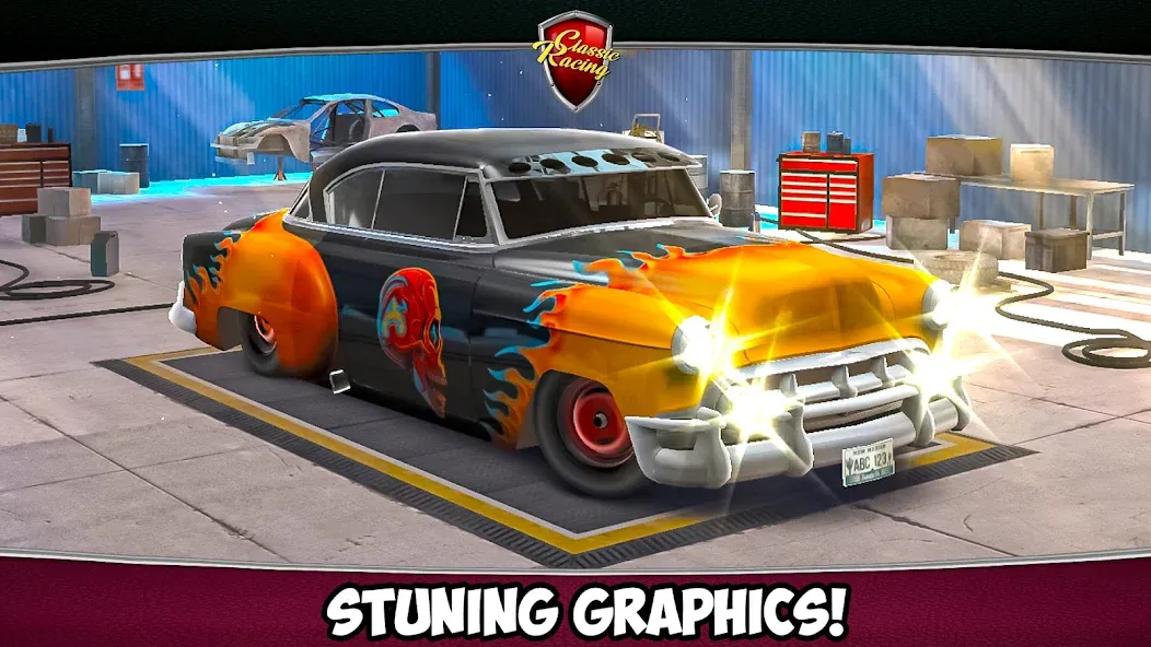 Скачать взлом Classic Drag Racing Car Game на Андроид — Много денег и все машины открыты — скриншот 2