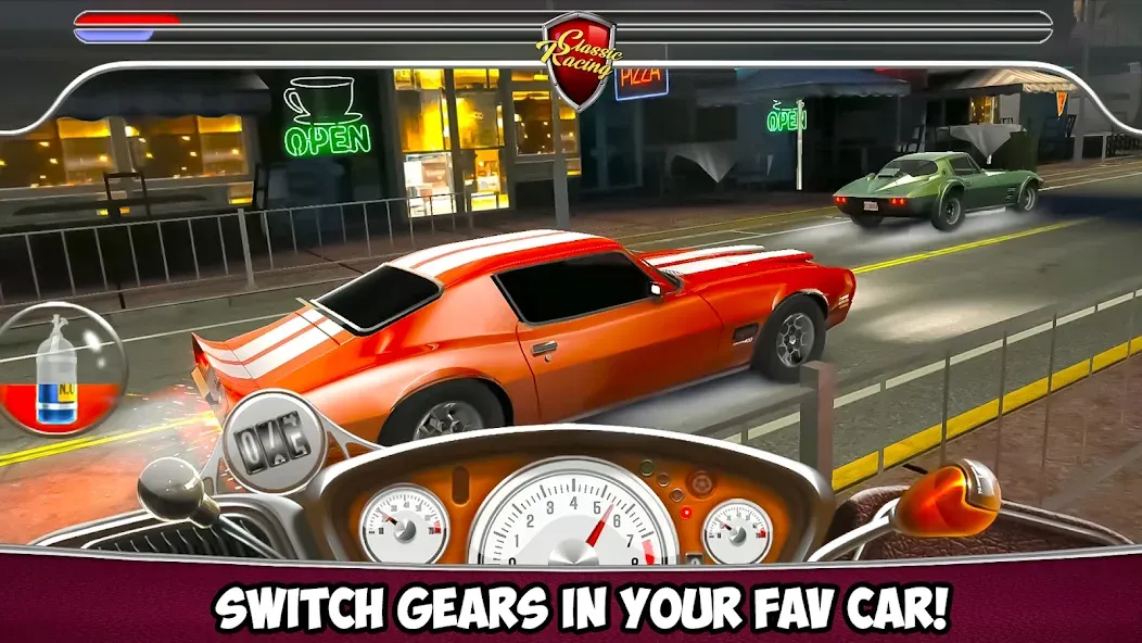 Скачать взлом Classic Drag Racing Car Game на Андроид — Много денег и все машины открыты — скриншот 3