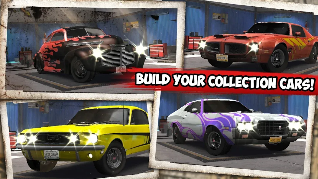 Скачать взлом Classic Drag Racing Car Game на Андроид — Много денег и все машины открыты — скриншот 4
