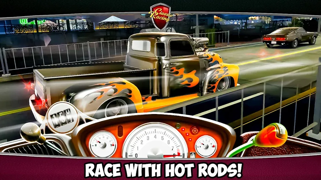 Скачать взлом Classic Drag Racing Car Game на Андроид — Много денег и все машины открыты — скриншот 5
