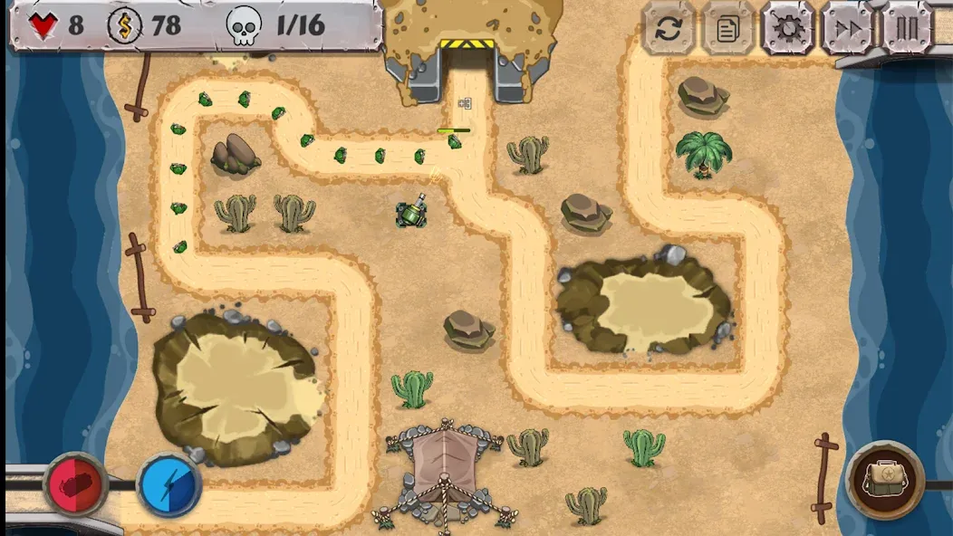 Скачать Battle Strategy: Tower Defense (Мод: Безлимитные деньги и усиленные башни) на Андроид — скриншот 5