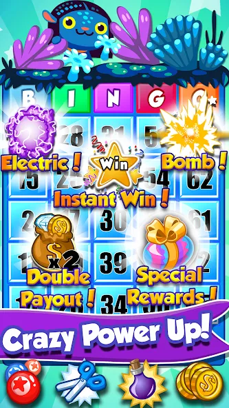 Bingo PartyLand 2: Bingo Games на Андроид — Мод Безлимитные монеты и бонусы — скриншот 2