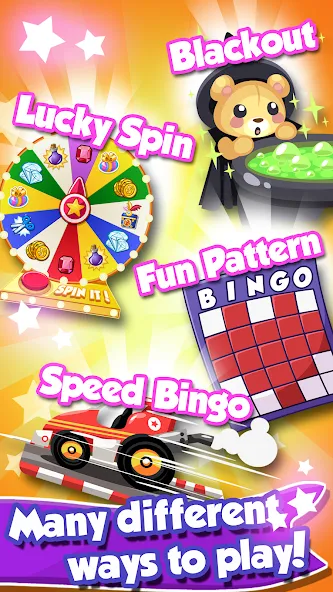 Bingo PartyLand 2: Bingo Games на Андроид — Мод Безлимитные монеты и бонусы — скриншот 3