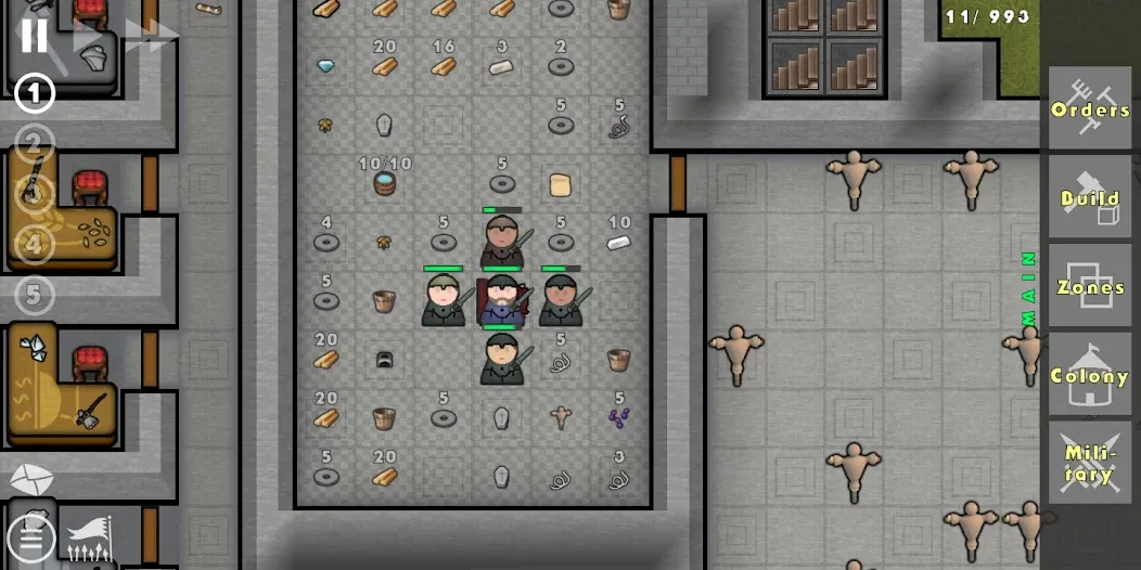 Going Deeper! : Colony Sim MOD APK — Безлимитные ресурсы и ускоренное строительство — скриншот 1