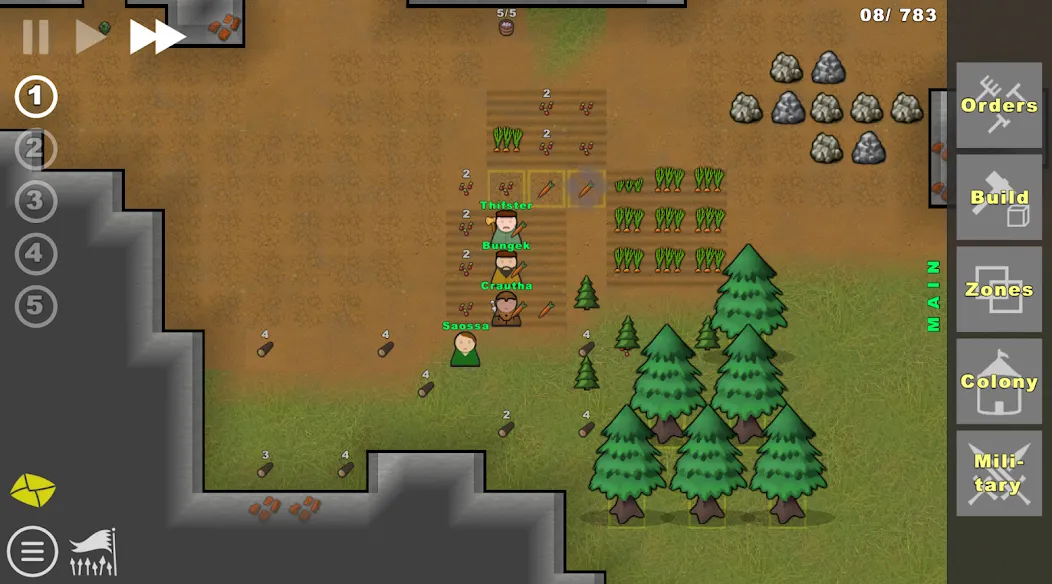 Going Deeper! : Colony Sim MOD APK — Безлимитные ресурсы и ускоренное строительство — скриншот 5