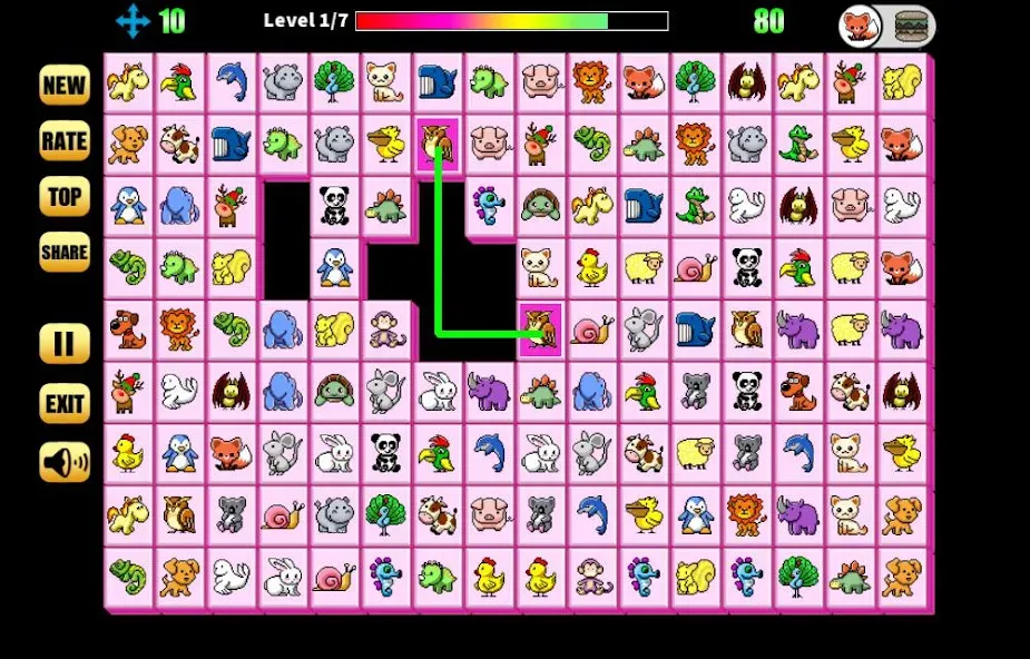 Скачать Onet Connect Animal — Подсказки и отмена хода — скриншот 4