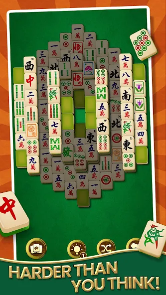 Mahjong Solitaire - Master — Безлимитные подсказки и отмены ходов — скриншот 2