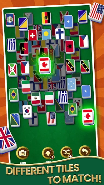Mahjong Solitaire - Master — Безлимитные подсказки и отмены ходов — скриншот 5