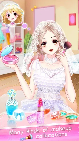 Скачать взломанную Makeup Bride: Perfect Wedding — Безлимитные деньги и все наряды открыты — скриншот 1 Скачать взломанную Makeup Bride: Perfect Wedding — Безлимитные деньги и все наряды открыты — скриншот 1