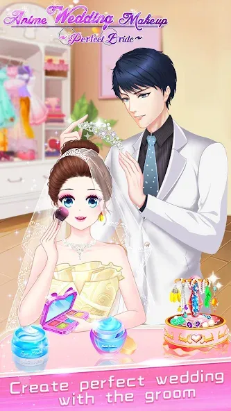 Скачать взломанную Makeup Bride: Perfect Wedding — Безлимитные деньги и все наряды открыты — скриншот 3 Скачать взломанную Makeup Bride: Perfect Wedding — Безлимитные деньги и все наряды открыты — скриншот 3