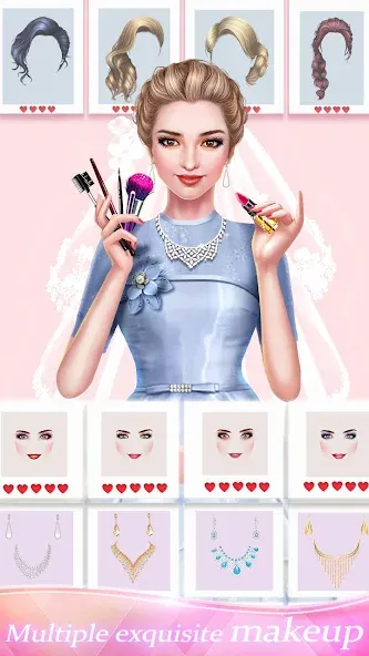 Dream Wedding: Bride Dress Up — Взломанная версия (Безлимитные деньги и все наряды) — скриншот 3
