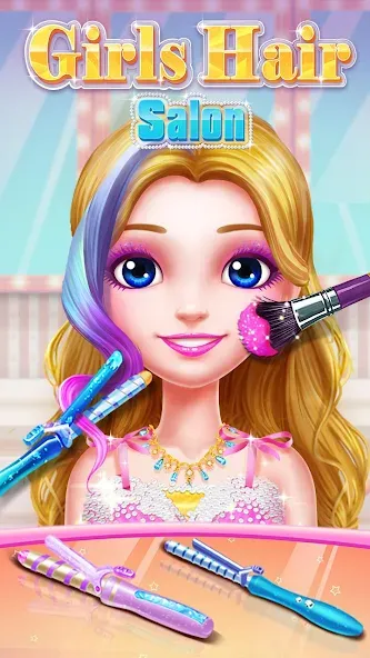 Girls Hair Salon MOD — Безлимитные деньги и все предметы на Андроид — скриншот 3 Girls Hair Salon MOD — Безлимитные деньги и все предметы на Андроид — скриншот 3
