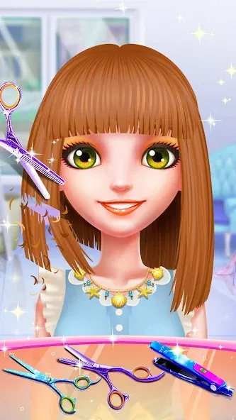Girls Hair Salon MOD — Безлимитные деньги и все предметы на Андроид — скриншот 5 Girls Hair Salon MOD — Безлимитные деньги и все предметы на Андроид — скриншот 5