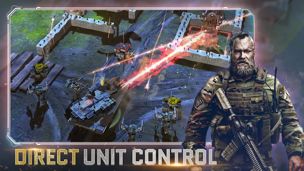 Скачать War Commander: Rogue Assault — Последняя версия (Безлимитные ресурсы и быстрая прокачка) — скриншот 1