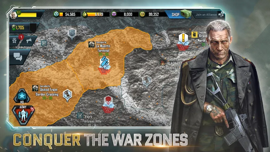 Скачать War Commander: Rogue Assault — Последняя версия (Безлимитные ресурсы и быстрая прокачка) — скриншот 2