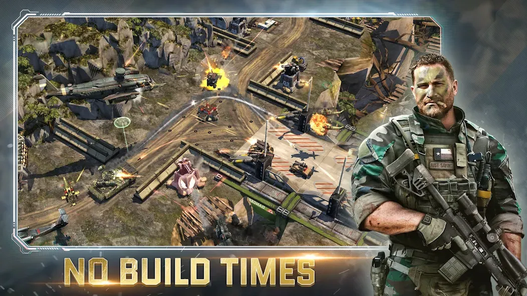 Скачать War Commander: Rogue Assault — Последняя версия (Безлимитные ресурсы и быстрая прокачка) — скриншот 3