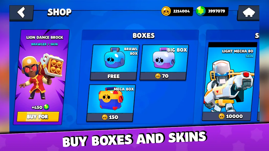 Скачать Box Simulator for Brawl Stars — Безлимитные монеты и открытые боксы — скриншот 2
