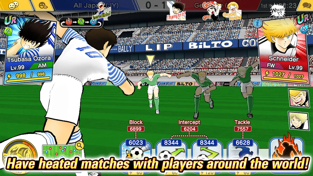 Скачать Captain Tsubasa: Dream Team на Android — Безлимитные деньги и энергия — скриншот 2