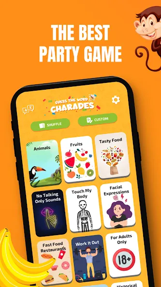 Charades — Взломанная версия (Открыты все категории и подсказки) — скриншот 1 Charades — Взломанная версия (Открыты все категории и подсказки) — скриншот 1