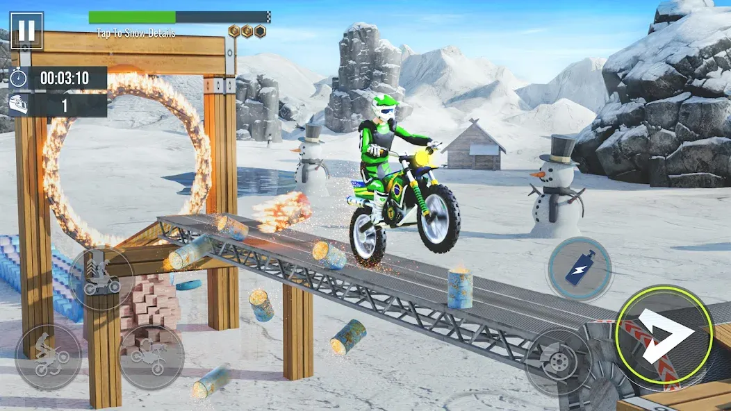 Скачать Bike Stunt : Motorcycle Game — Модификация Безлимитные деньги и все байки открыты — скриншот 4