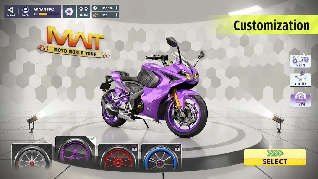 Скачать Moto World Tour: Bike Racing с модом — Безлимитные деньги и все байки — скриншот 4