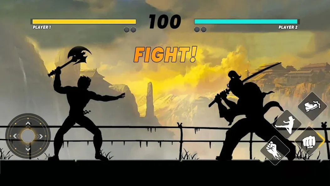 Скачать Sword Shadow Fighting Game 3D на Android — Безлимитные деньги и оружие — скриншот 5