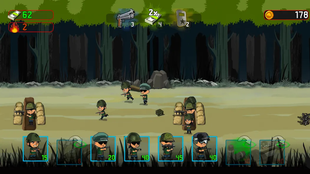 Army War: Military Troop Games Mod APK Безлимитные деньги и оружие — Скачать на Андроид — скриншот 3