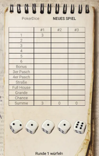 Dice Poker MOD APK — Безлимитные деньги и удача — скриншот 1