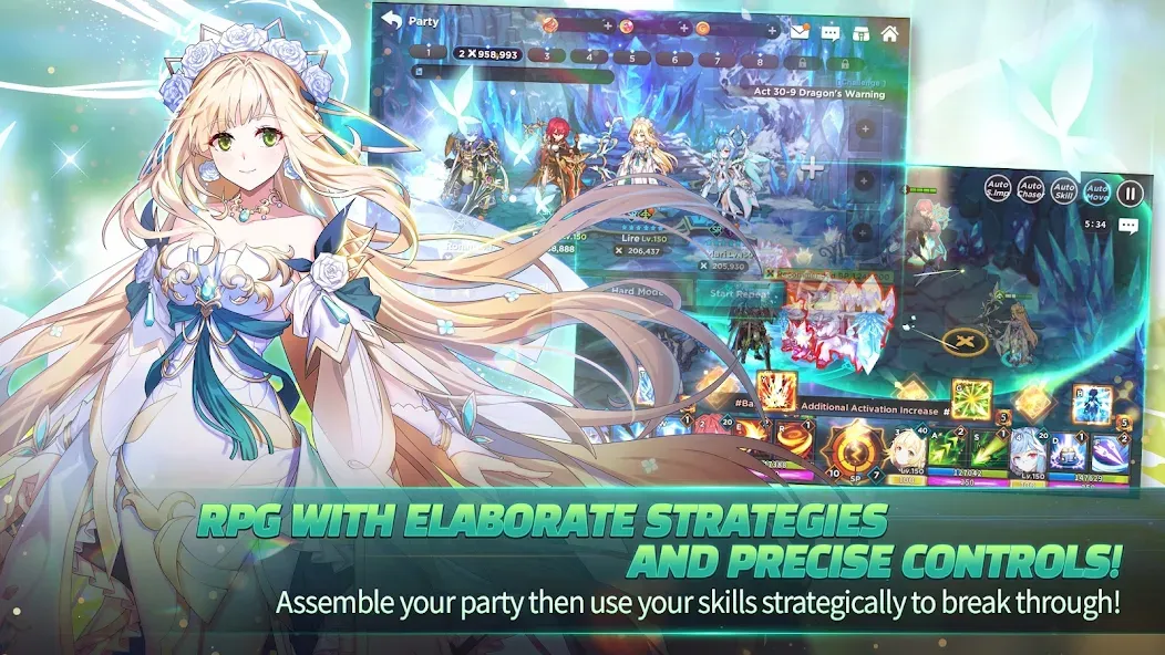 Взлом GrandChase — Безлимитные ресурсы и усиленные герои — скриншот 2