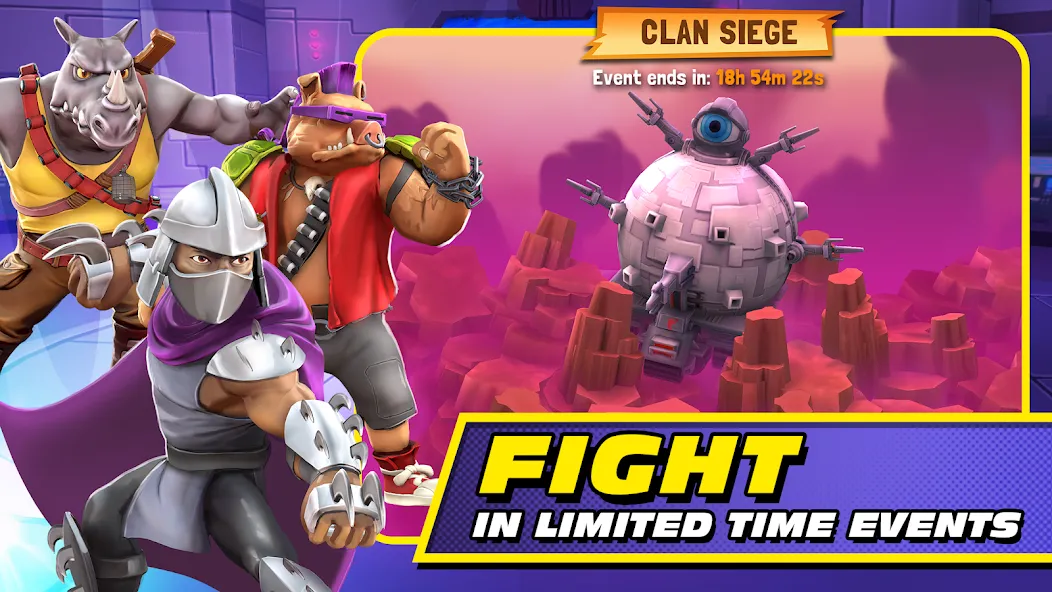 Скачать TMNT: Mutant Madness на телефон — Безлимитные ресурсы и усиленные герои — скриншот 4